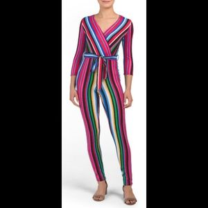 Multi Colored Jumpsuit w/ Stripes